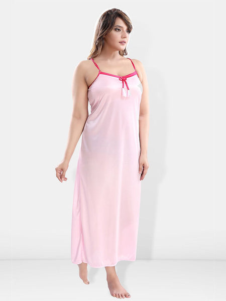 Be You V-Neck Satin Maxi Nightdress with Robe
