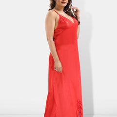 Be You 6 Pieces Satin Maxi Nightdress Set With Robe And Lingerie Set