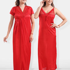 Be You Satin Maxi Nightdress With Robe