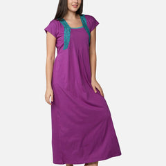 Be You Striped Maxi Nightdress