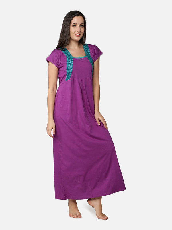 Be You Striped Maxi Nightdress
