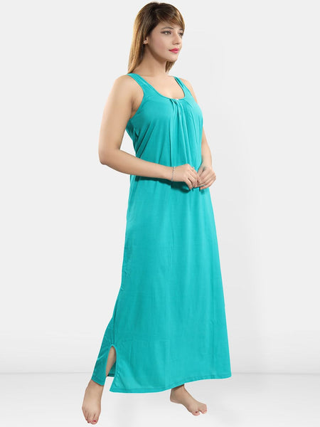 Be You Sleeveless Cotton Maxi Nightdress