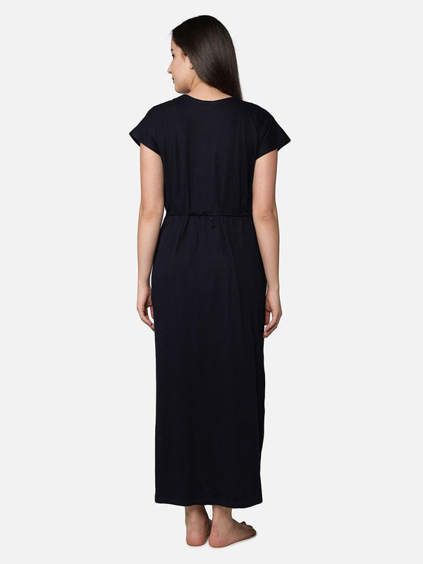 Be You Navy Blue Maxi Nightdress