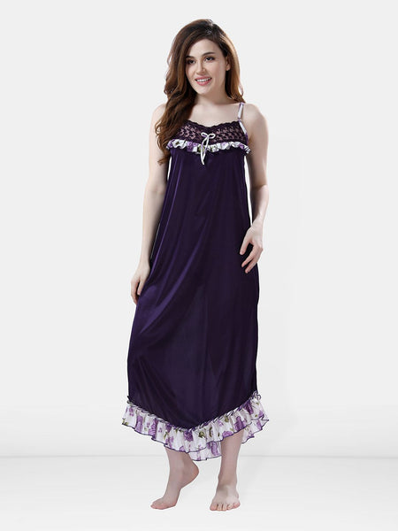 Be You Satin Midi Nightdress