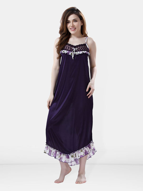 Be You Satin Midi Nightdress