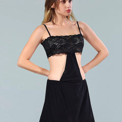 Be You Black Net Baby Doll