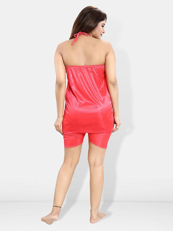 Be You 6 Pieces Satin Maxi Nightdress