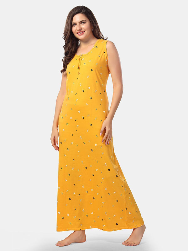 Be You Geometric Printed Maxi Nightdress