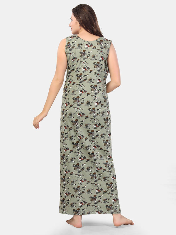 Be You Floral Printed Maxi Nightdress