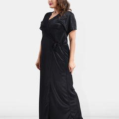 Be You Satin Wrap Nightdress With Robe