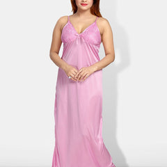 Be You Shoulder Straps Satin Maxi Nightdress With Robe