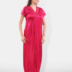 Be You Satin Maxi Nightdress With Robe
