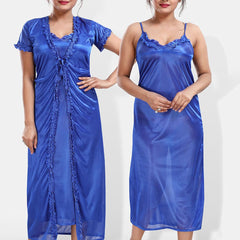 Be You Satin Maxi Nightdress with Robe