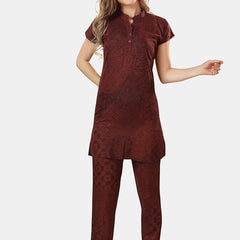 Be You Ethnic Motifs Printed Night Suit