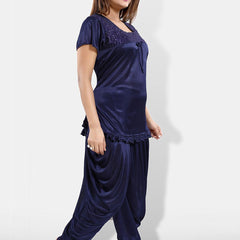 Be You Square Neck Satin Night suit