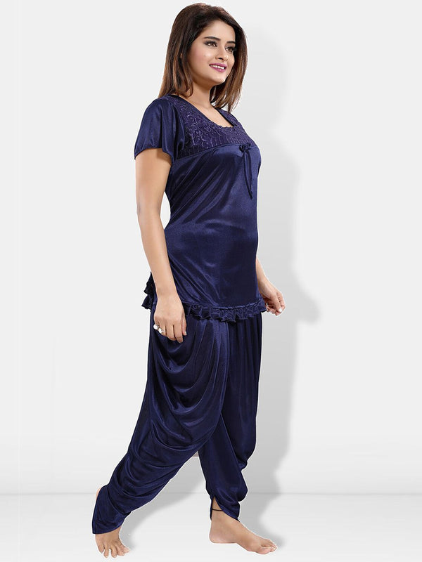 Be You Square Neck Satin Night suit