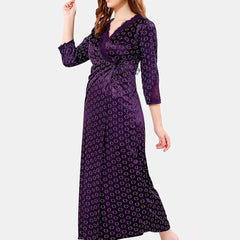 Be You Satin Maxi Nightdress With Robe