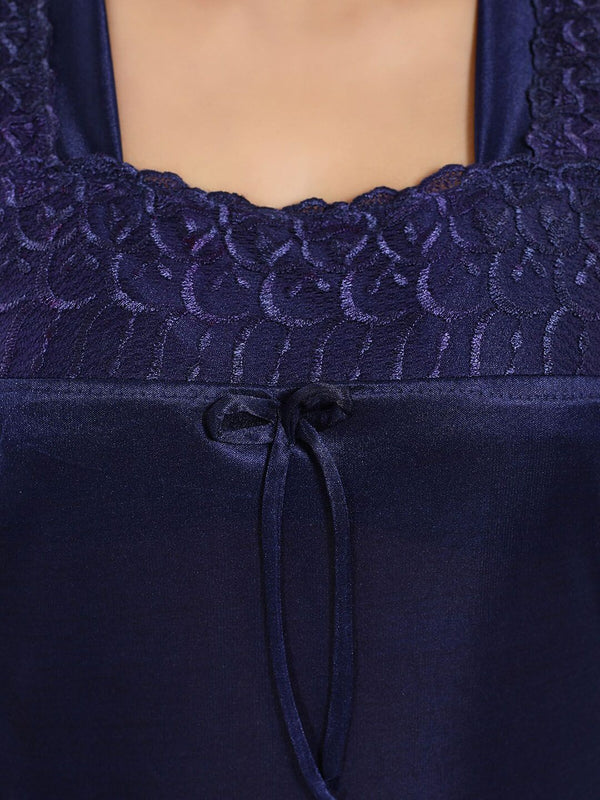 Be You Square Neck Satin Night suit