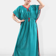 Be You V-Neck Satin Maxi Kaftan Nightdress