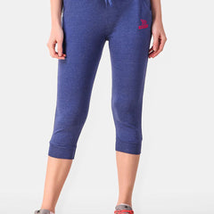 Be You Women Solid Cotton Three-Fourth Length Tights