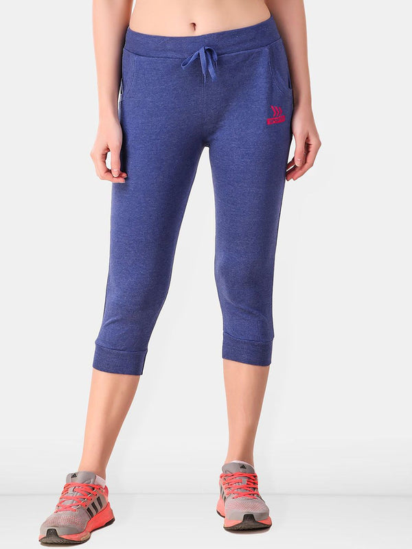 Be You Women Solid Cotton Three-Fourth Length Tights
