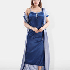 Be You Satin Maxi Nightdress With Robe