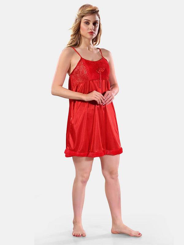 Be You V-Neck Long Sleevs Satin Maxi Nightdress With Robe