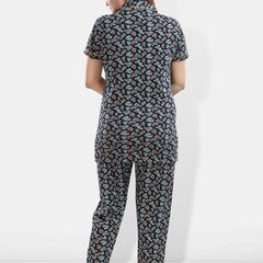 Be You Ethnic Motifs Printed Shirt With Pyjamas