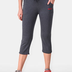 Be You Women Solid Cotton Three Fourth-Length Tights