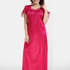 Be You V-Neck Satin Maxi Nightdress