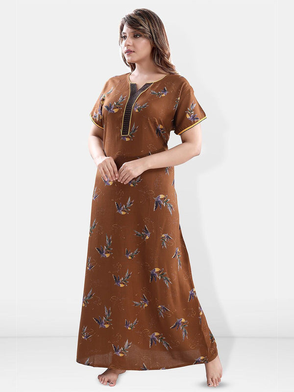 Be You Floral Printed Maxi Nightdress