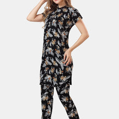 Be You Floral Printed Night Suit