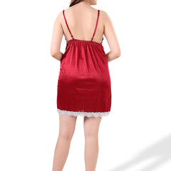 Be You Floral Lace Satin Night Dress With Robe