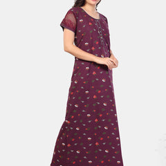Be You Floral Printed Maxi Nightdress