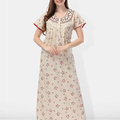 Be You Floral Printed Maxi Nightdress