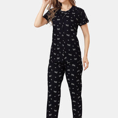 Be You Abstract Printed Night Suit