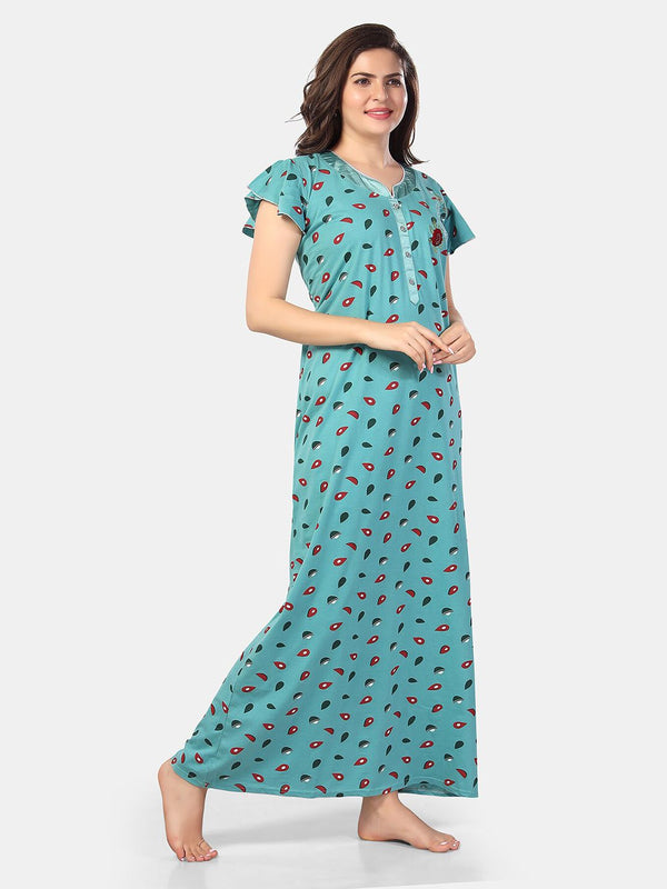 Be You Printed Maxi Nightdress
