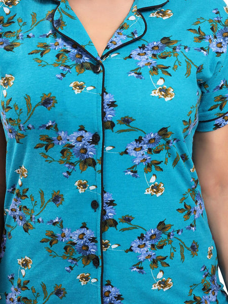 Be You Floral Printed Night suit