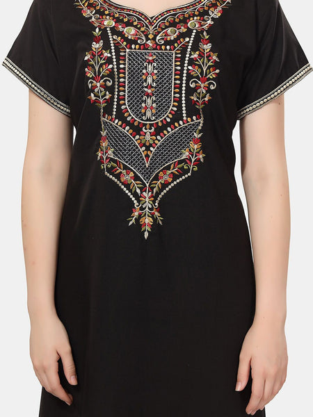 Be You Embroidered Maxi Nightdress