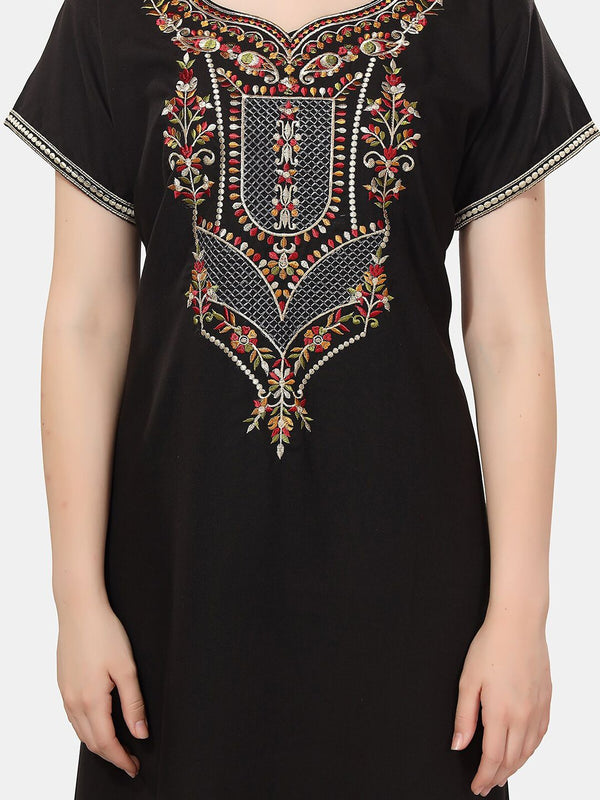 Be You Embroidered Maxi Nightdress