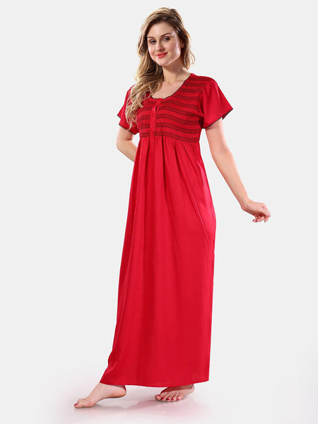Be You Round Neck Maxi Nightdress