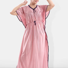 Be You V-Neck Satin Maxi Kaftan Nightdress