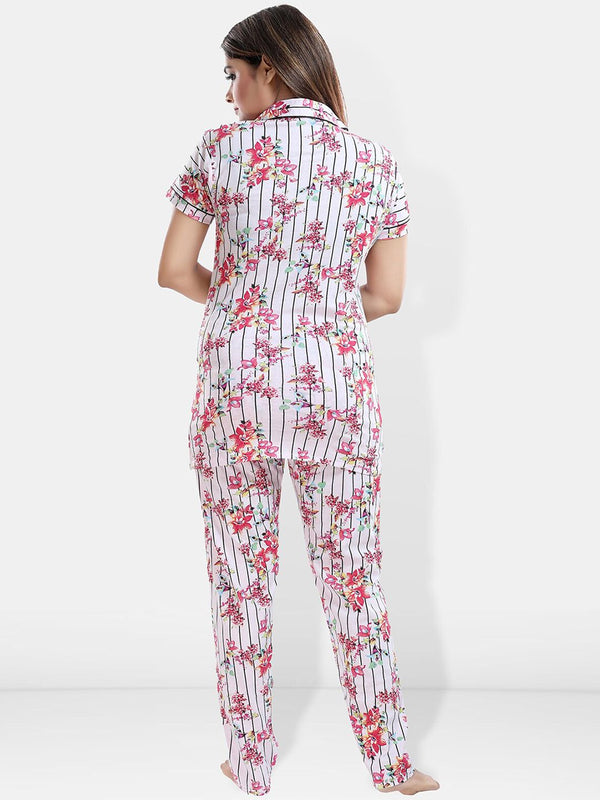 Be You Pack of 2 Printed Cotton Night suit