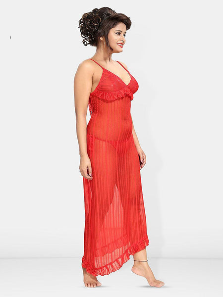Be You Self Design Net Baby Doll With Brief