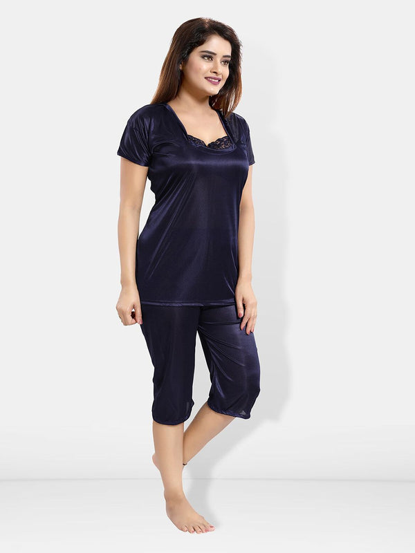 Be You 6 Piece Satin Maxi Nightdress