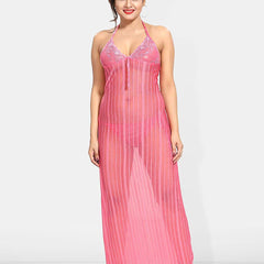 Be You Net Halter Neck Baby Doll
