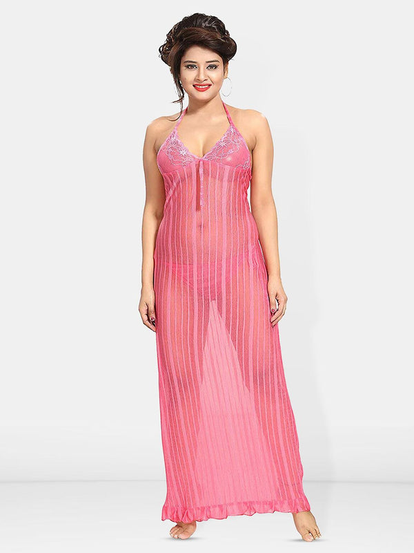 Be You Net Halter Neck Baby Doll