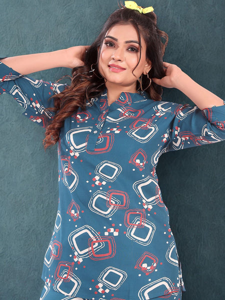Be You Printed Top & Trousers Co-Ord Set