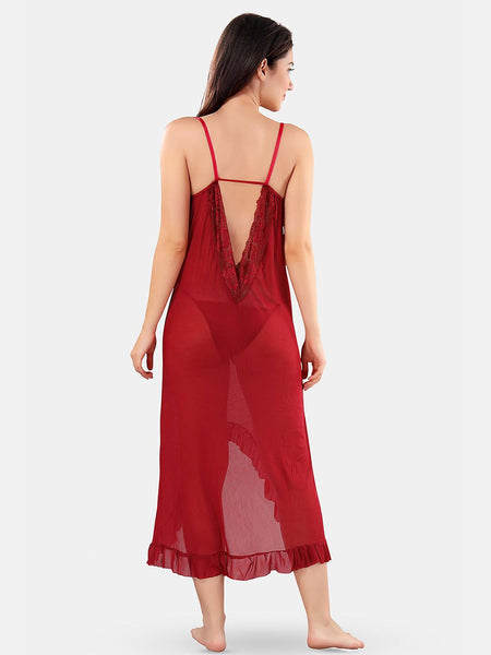 Be You Net Baby Doll With High-Low