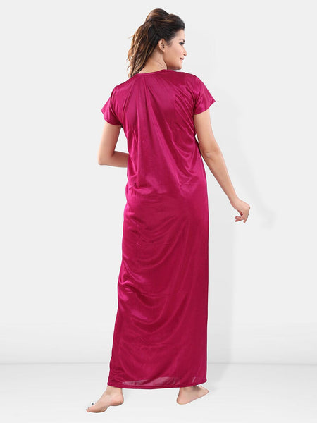 Be You Satin Maxi Nightdress With Robe
